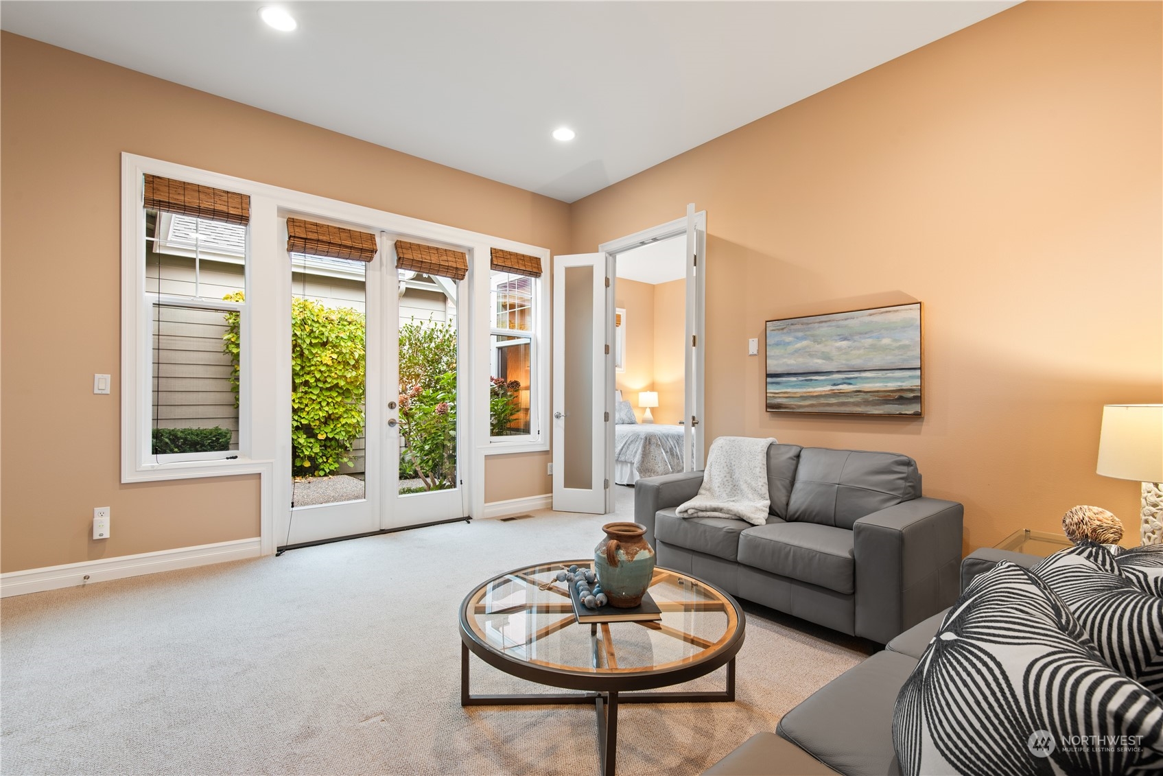 23923 Northeast Adair Road Redmond, WA 98053 - Photo 27 of 38 a living room with furniture and a large window