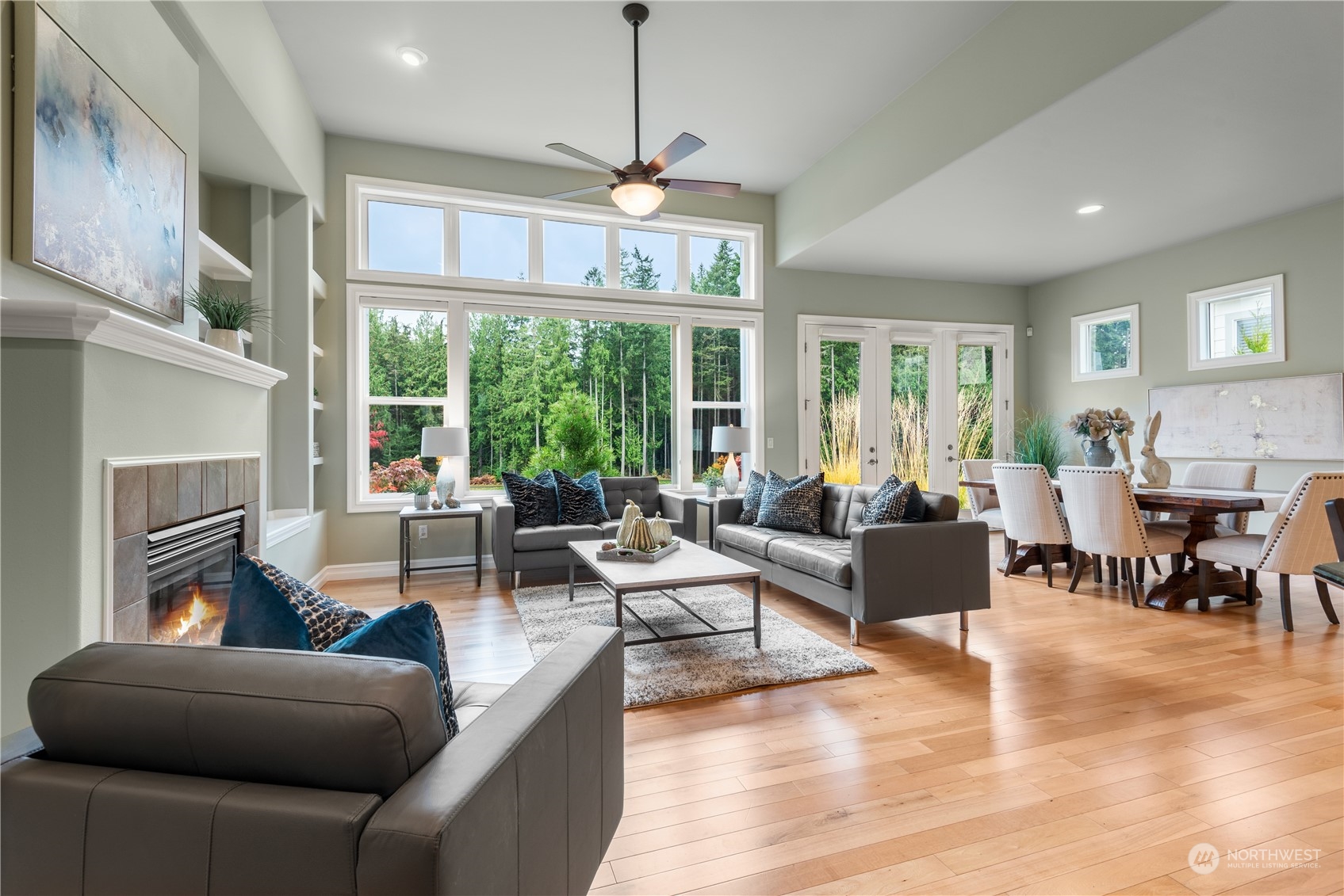 23923 Northeast Adair Road Redmond, WA 98053 - Photo 6 of 38 a living room with furniture and a large window