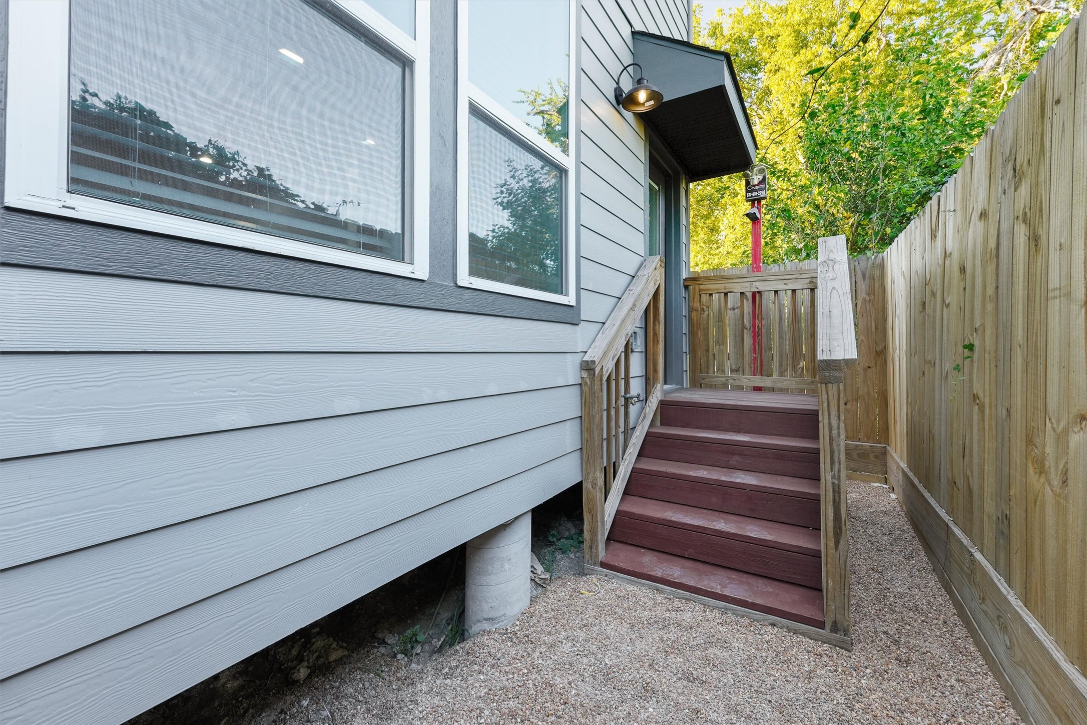 4208 Castor Street, Unit A Houston, TX 77022 - Photo 23 of 23 a view of a pathway of a house
