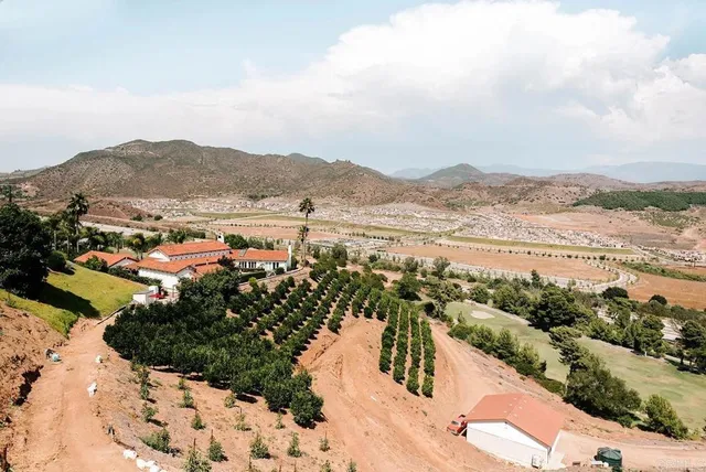 a view of a large window