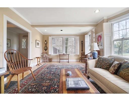 213 Brattle Street Cambridge, MA 02138 - Photo 6 of 30 a living room with furniture and a large window