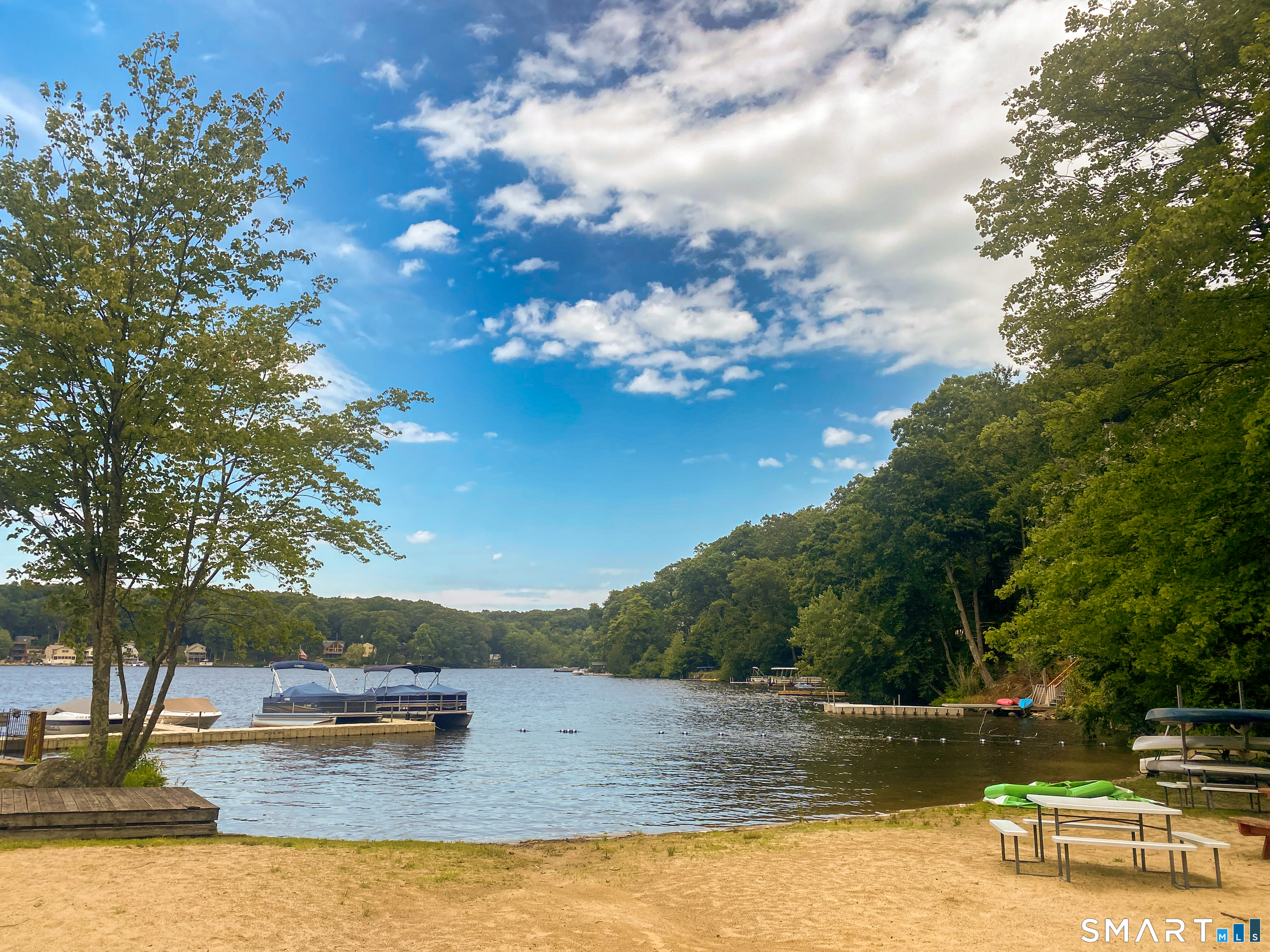 5 Seminole Trail East Hampton, CT 06424 - Photo 21 of 22 a view of a lake with houses