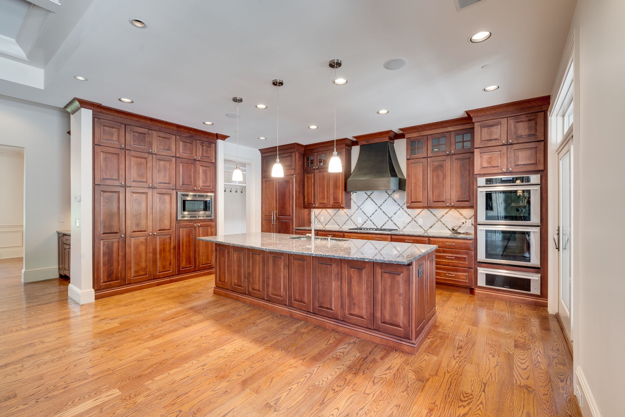 3816 Trimble Road Nashville, TN 37215 - Photo 5 of 26 a bathroom with a sink a mirror and a shower