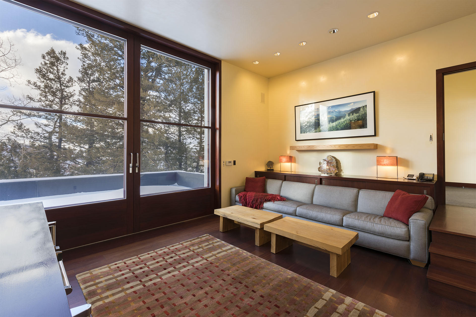 700 Elk Crossing Road Placerville, CO 81430 - Photo 29 of 37 a living room with furniture and a rug