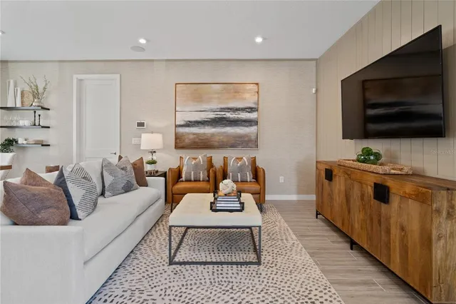 a bed room with a bed and a couch