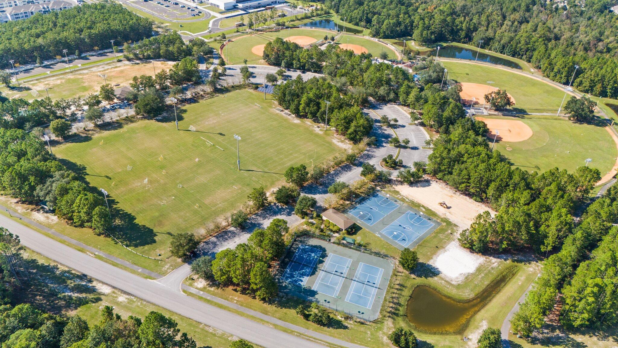 140 Nelly Street Freeport, FL 32439 - Photo 44 of 53 an aerial view of residential houses with outdoor space