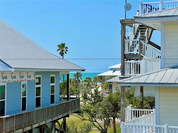 a view of a lake with a mountain in the background