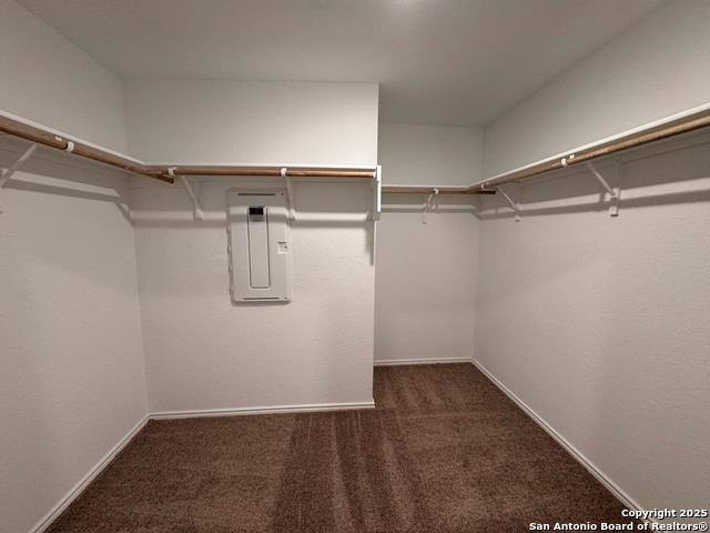 13722 Appleton Way San Antonio, TX 78253 - Photo 16 of 22 Spacious closet featuring dark carpet and electric panel