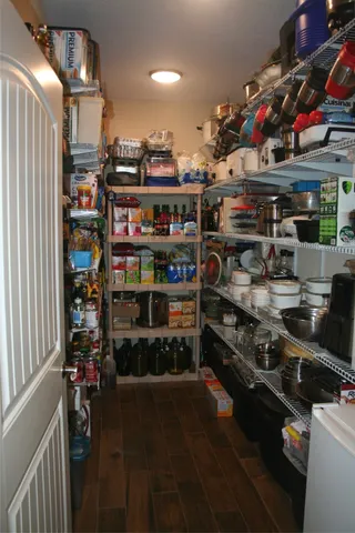 a view of storage and utility room