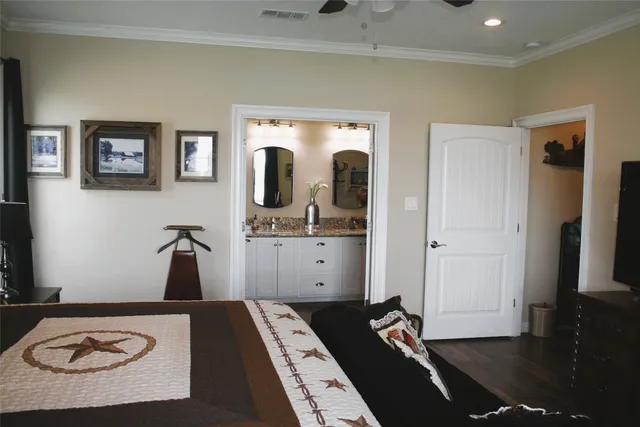 a very nice looking room with a large window