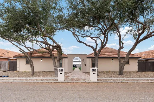 a house with a outdoor space