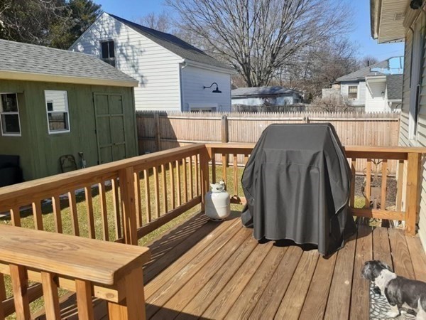 192 Thompson Road Webster, MA 01570 - Photo 23 of 32 a view of a wooden deck