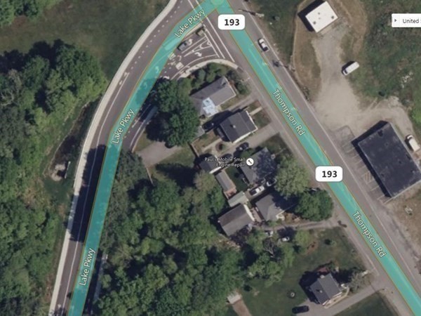 192 Thompson Road Webster, MA 01570 - Photo 25 of 32 an aerial view of a house