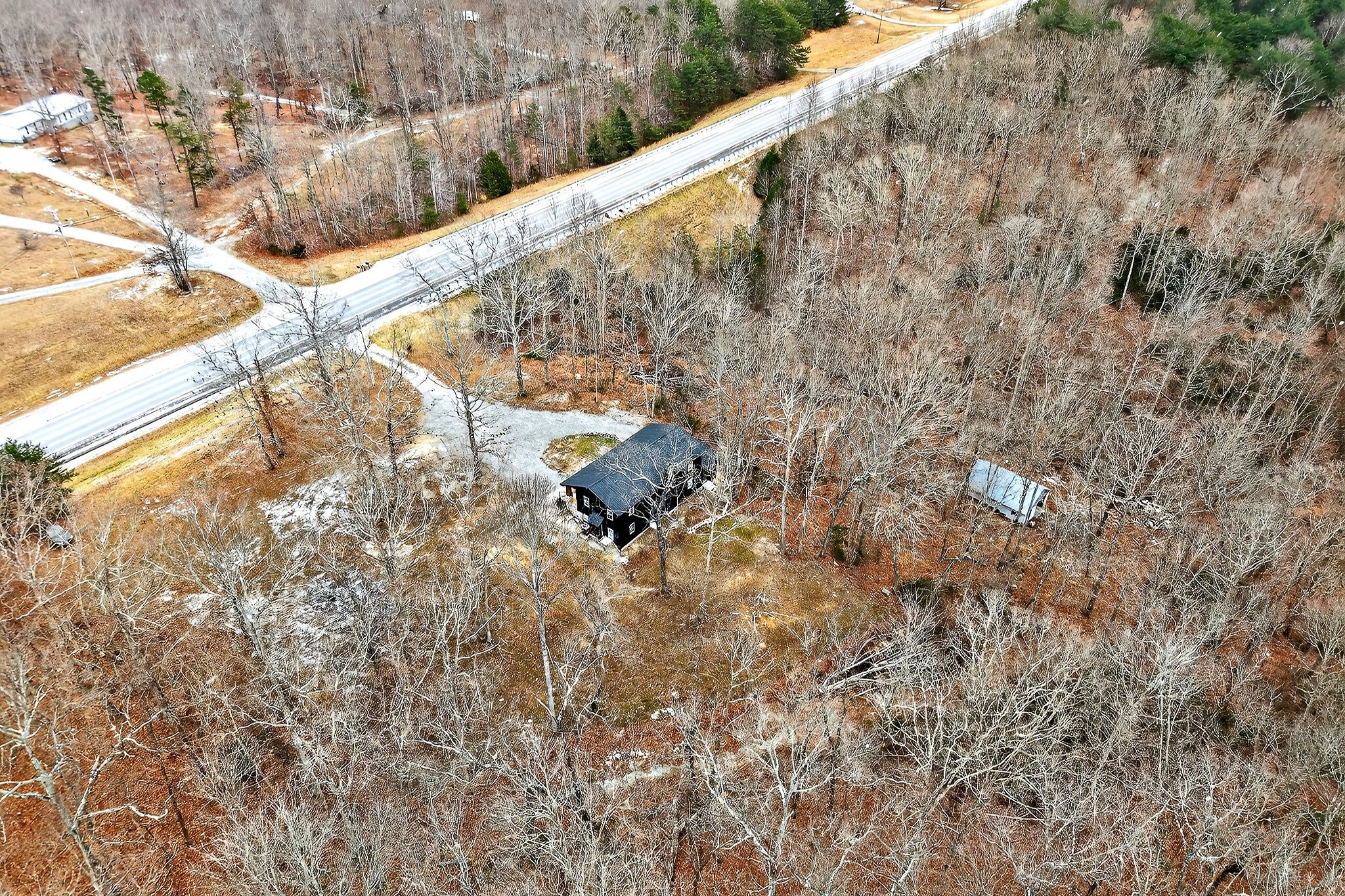 9388 Harrison Ferry Road McMinnville, TN 37110 - Photo 16 of 54 a view of mountains from a balcony