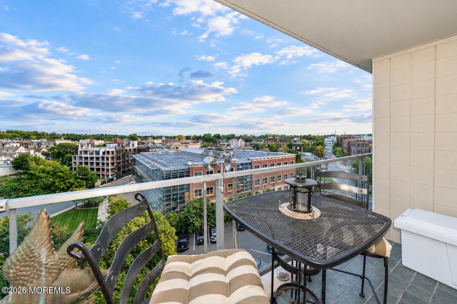 28 Riverside Avenue, Unit 6B Red Bank, NJ 07701 - Photo 5 of 31 Private Balcony with Scenic Views