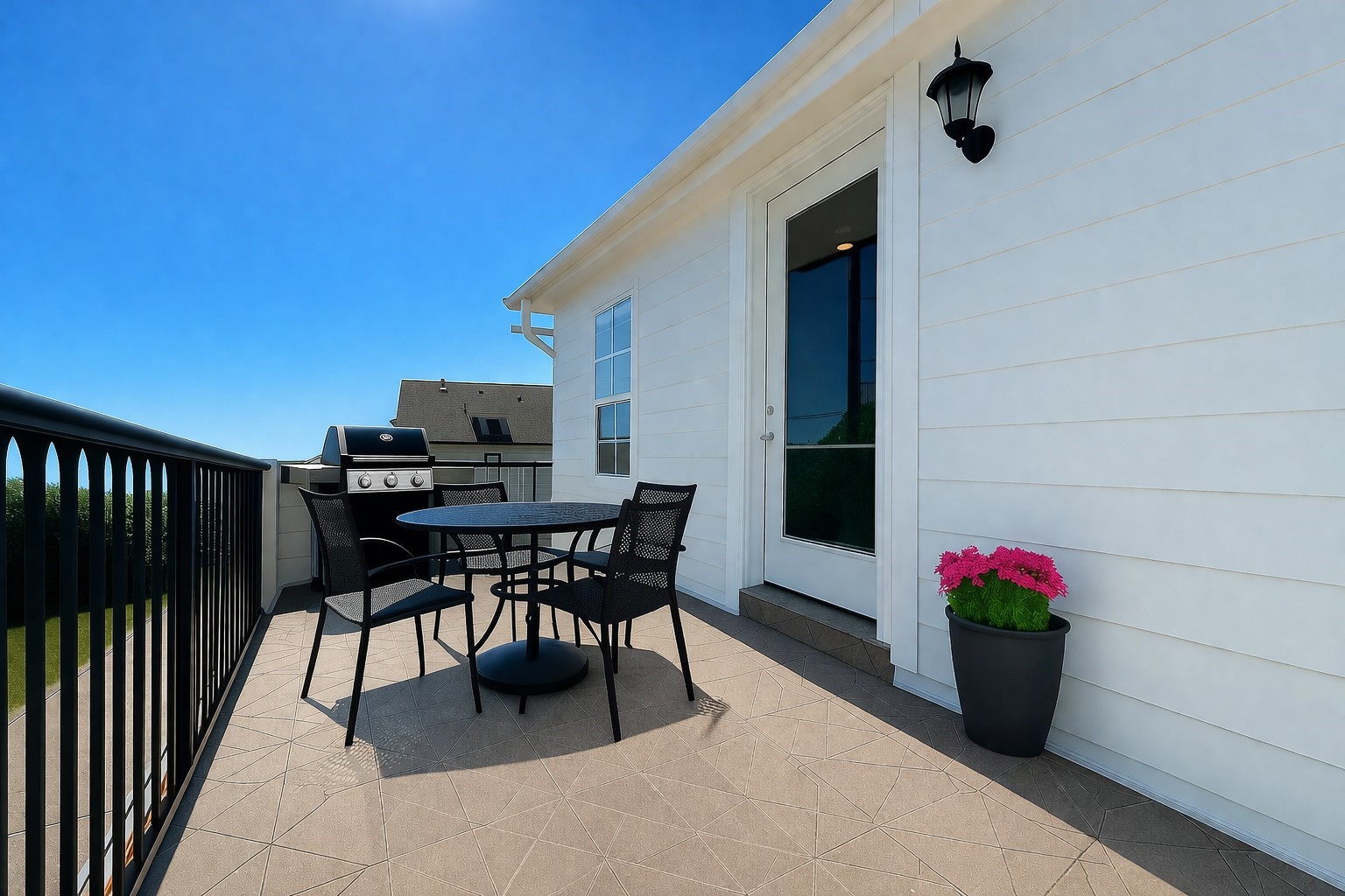 739 Bringhurst Street Houston, TX 77020 - Photo 7 of 15 Virtually staged rooftop terrace.