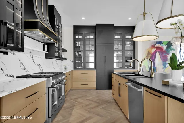 a view of a lake from a window