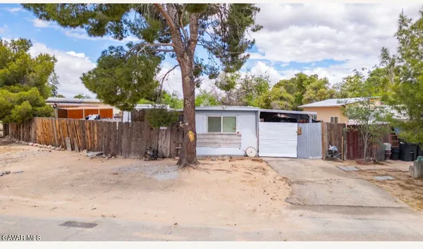 a backyard of a house