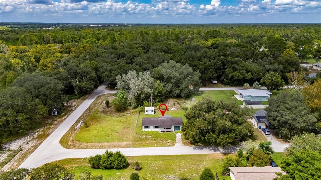 33099 Mulberry Road Dade City, FL 33523 - Photo 14 of 21 an aerial view of residential house with outdoor space and swimming pool