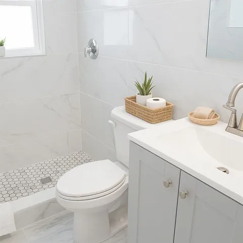 a bathroom with a sink and a bathtub