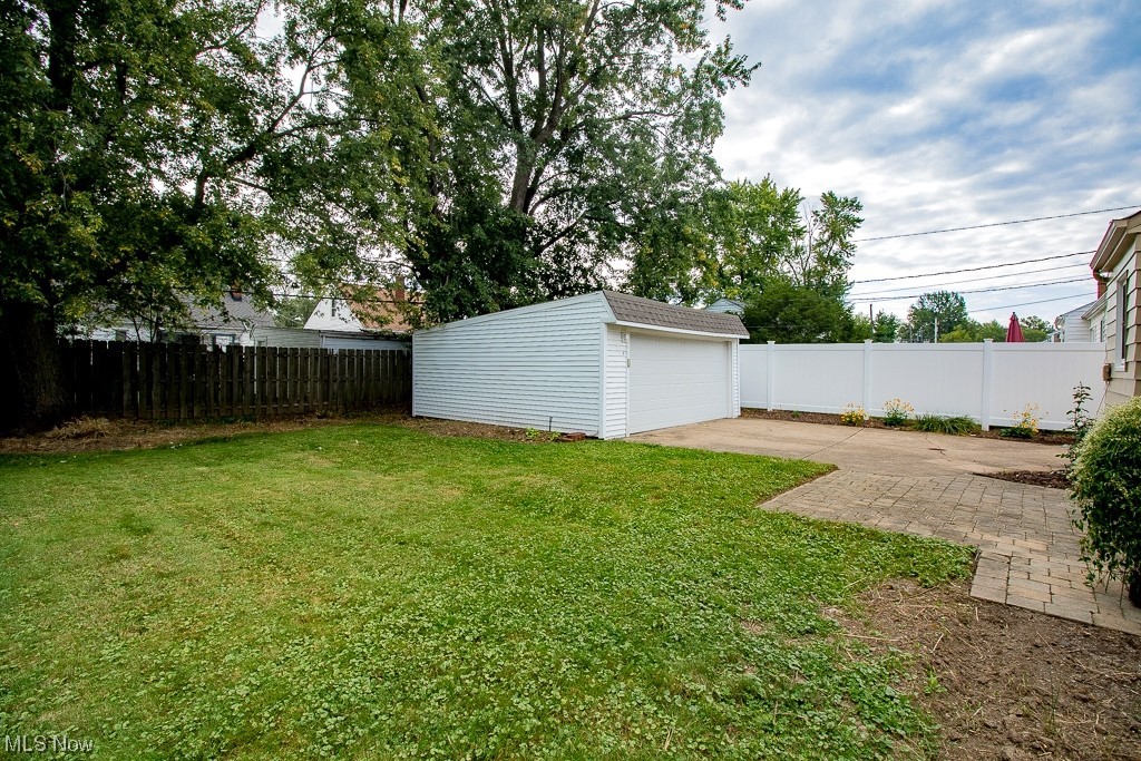 1329 West Miner Road Mayfield Heights, OH 44124 - Photo 20 of 21 Fenced Yard - 2 Car Detached Garage