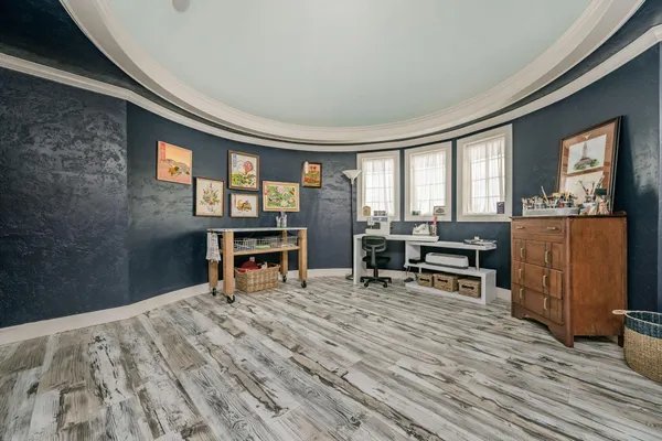 a very nice looking room with a large window