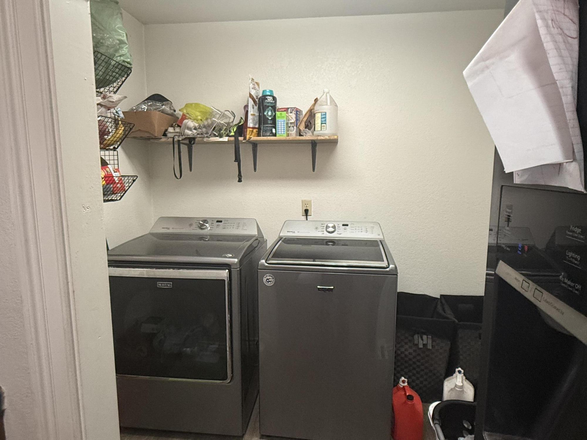 7097 Shasta Forest Drive Shingletown, CA 96088 - Photo 44 of 44 a utility room with dryer and washer