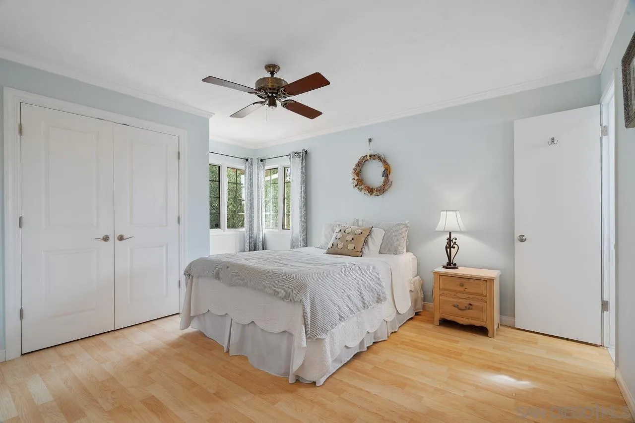 11116 Morning Dove Road Lakeside, CA 92040 - Photo 23 of 60 a bedroom with a bed and a window