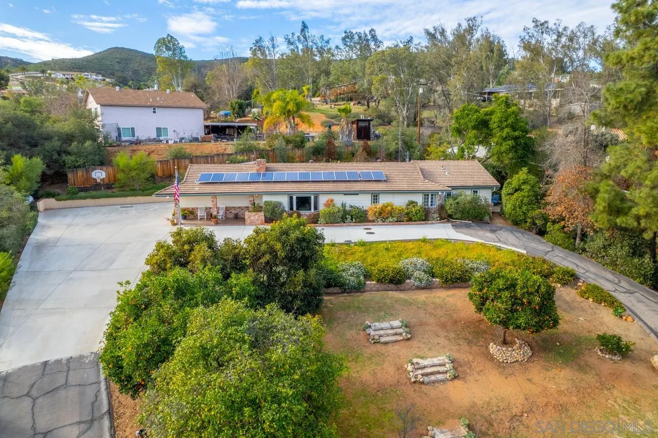 11116 Morning Dove Road Lakeside, CA 92040 - Photo 3 of 60 an aerial view of a house with a swimming pool