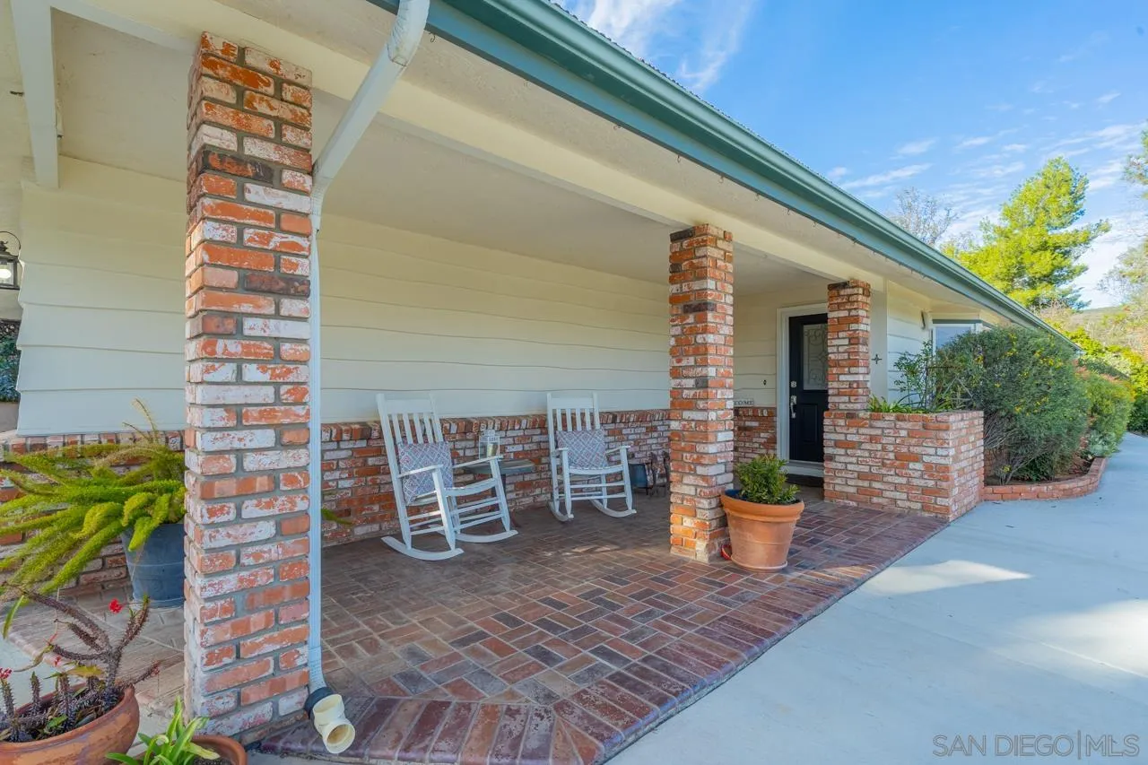 11116 Morning Dove Road Lakeside, CA 92040 - Photo 44 of 60 a front view of a house with outdoor seating