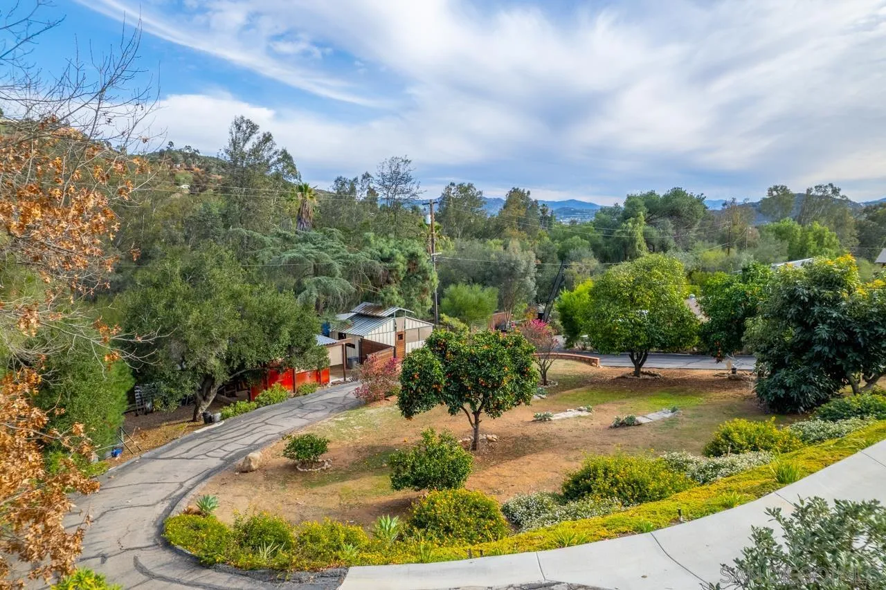 11116 Morning Dove Road Lakeside, CA 92040 - Photo 52 of 60 a view of a garden with a fountain