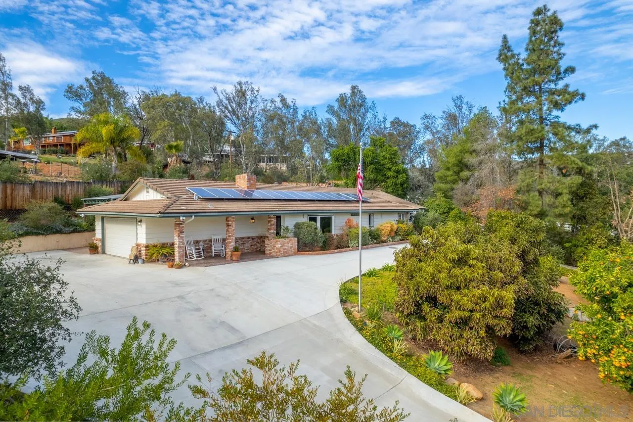 11116 Morning Dove Road Lakeside, CA 92040 - Photo 53 of 60 a view of a house with a garden
