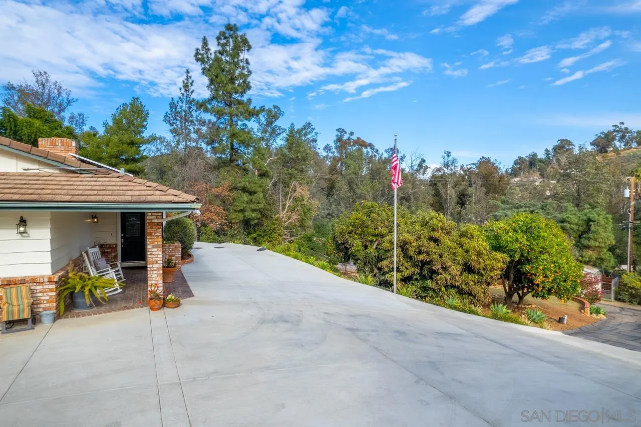 11116 Morning Dove Road Lakeside, CA 92040 - Photo 54 of 60 a view of a terrace with a garden