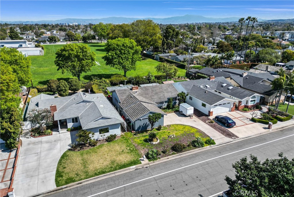 440 Cabrillo Street Costa Mesa, CA 92627 - Photo 32 of 36 an aerial view of residential houses with outdoor space and street view