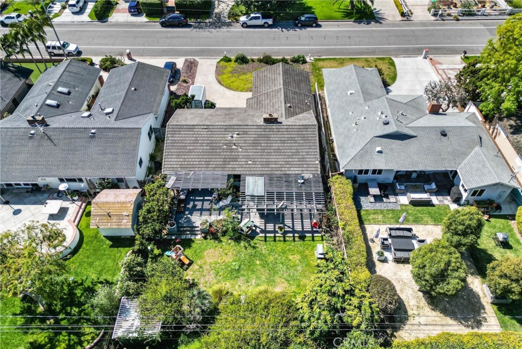 440 Cabrillo Street Costa Mesa, CA 92627 - Photo 35 of 36 an aerial view of a house with swimming pool