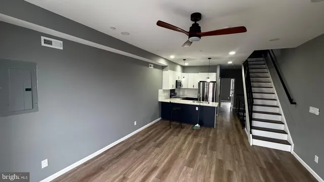 wooden floor in an empty room