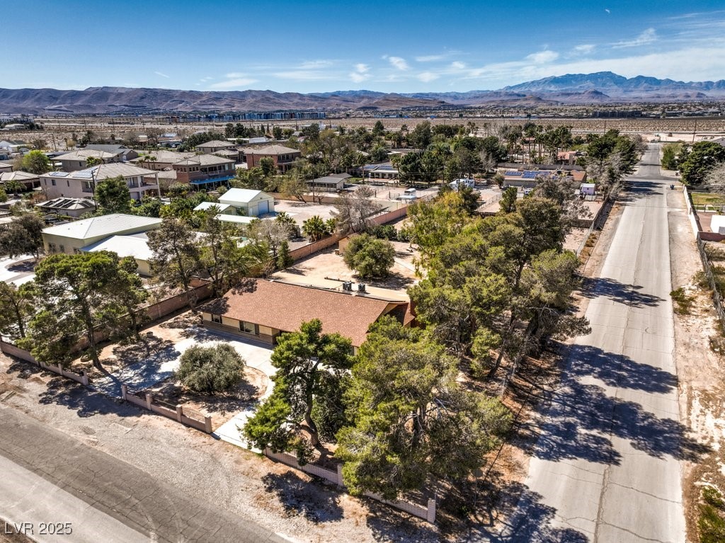 10615 Rancho Destino Road Las Vegas, NV 89183 - Photo 48 of 53 Aerial view featuring a mountain view and a residential view