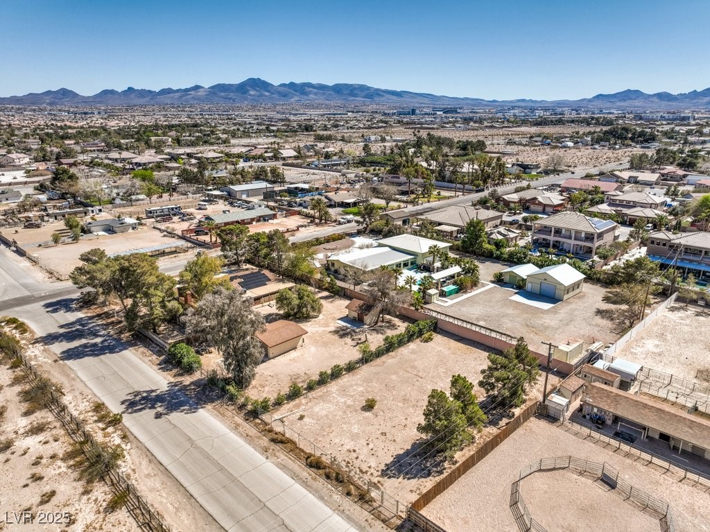 10615 Rancho Destino Road Las Vegas, NV 89183 - Photo 50 of 53 Drone / aerial view with a mountain view
