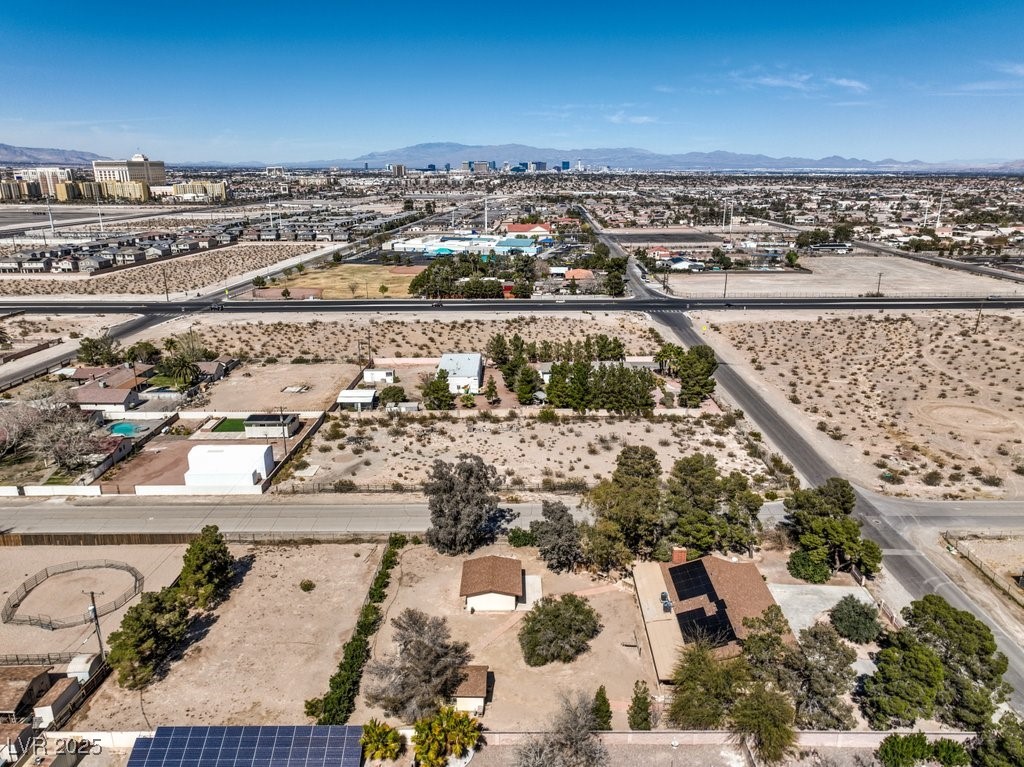 10615 Rancho Destino Road Las Vegas, NV 89183 - Photo 53 of 53 Drone / aerial view with view of desert and a mountain view