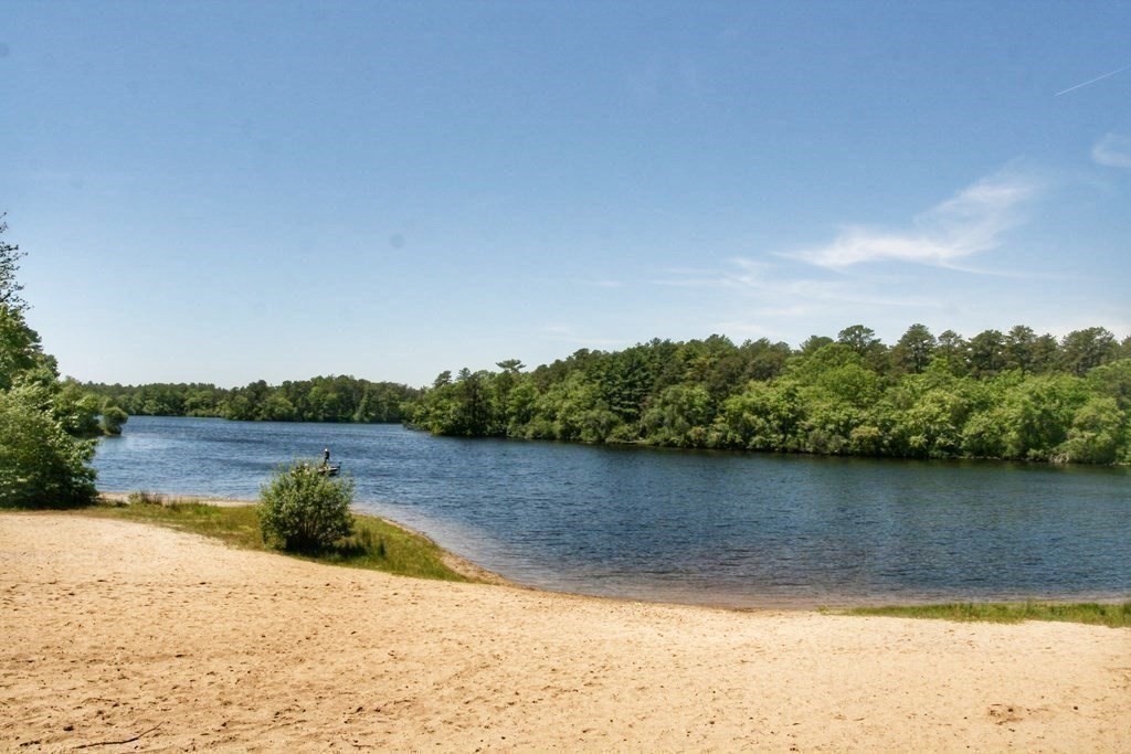 119 Lake Avenue Wareham, MA 02538 - Photo 11 of 11 a view of a lake with houses in the back