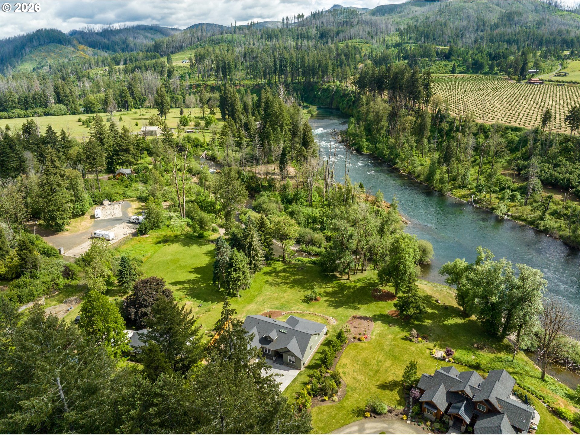 45542 South Gate Creek Road Vida, OR 97488 - Photo 44 of 46 a view of lake with green space