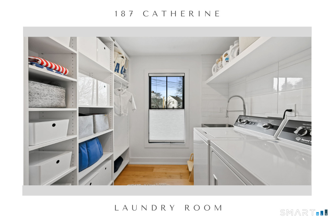187 Catherine Terrace Fairfield, CT 06824 - Photo 21 of 40 One of two laundry rooms. Yes - there's one on the 2nd floor too!