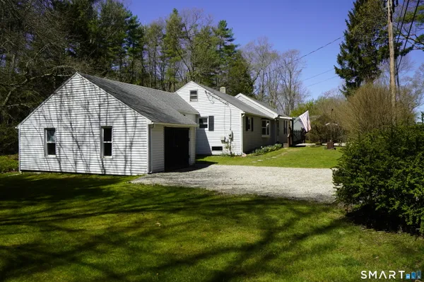 a view of house with garden