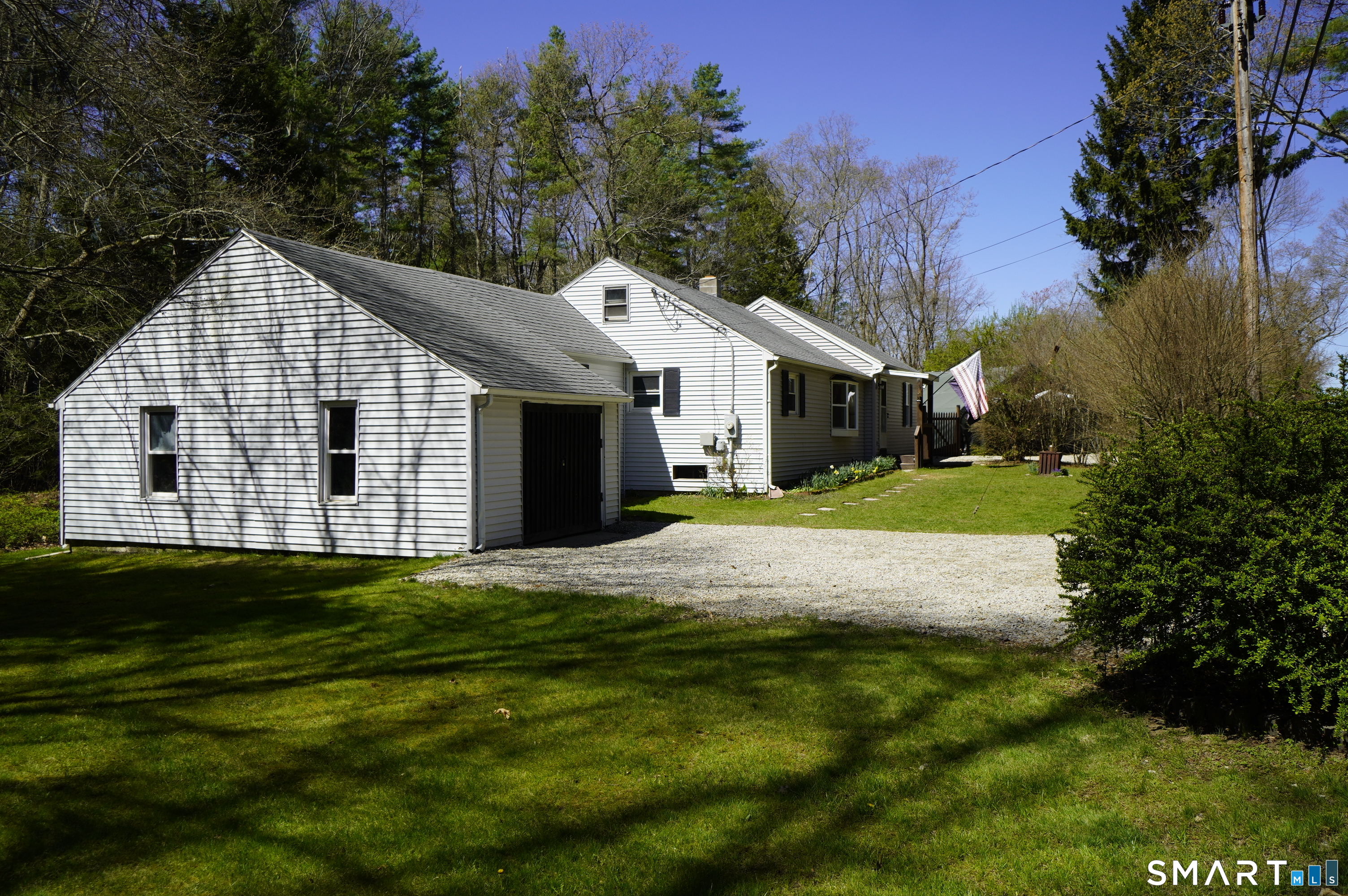 a view of house with garden