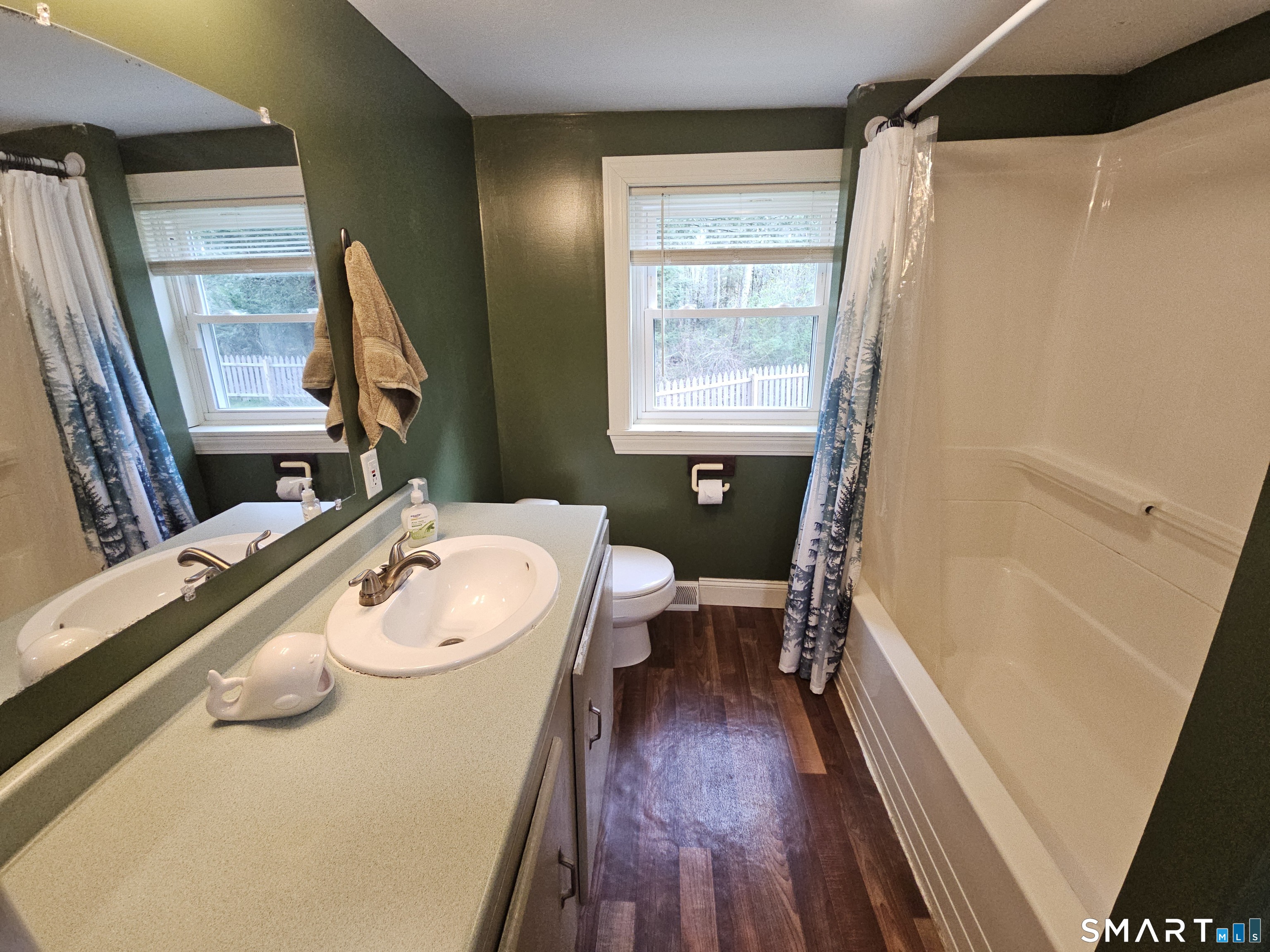 4 Breaults Landing Road Thompson, CT 06277 - Photo 19 of 39 a bath room with a sink a toilet and a mirror