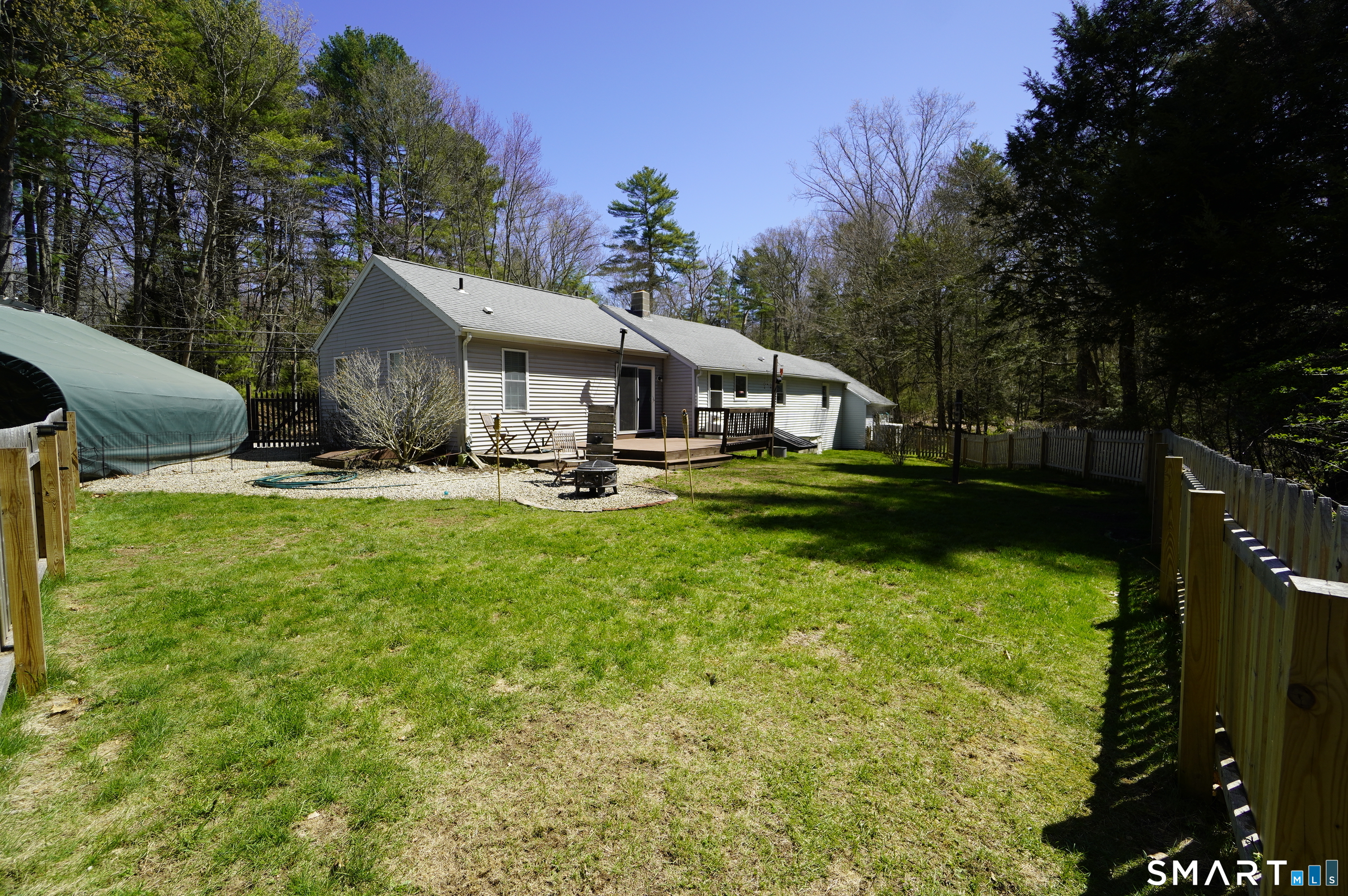 4 Breaults Landing Road Thompson, CT 06277 - Photo 38 of 39 a aerial view of a house with swimming pool garden and patio