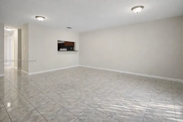 a view of empty room