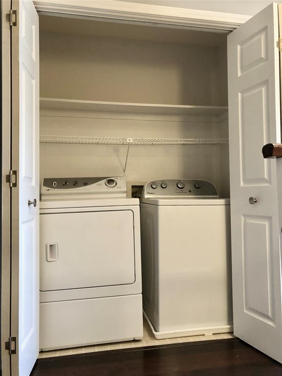 5859 Frankford Road, Unit 803 Dallas, TX 75252 - Photo 11 of 21 a utility room with dryer and washer