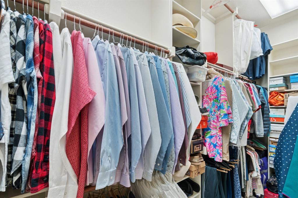 2308 Kella Court Haslet, TX 76052 - Photo 24 of 40 a view of walk in closet with clothes