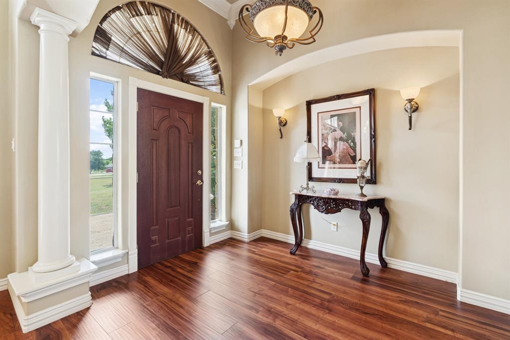 2308 Kella Court Haslet, TX 76052 - Photo 6 of 40 a view of entryway with wooden floor